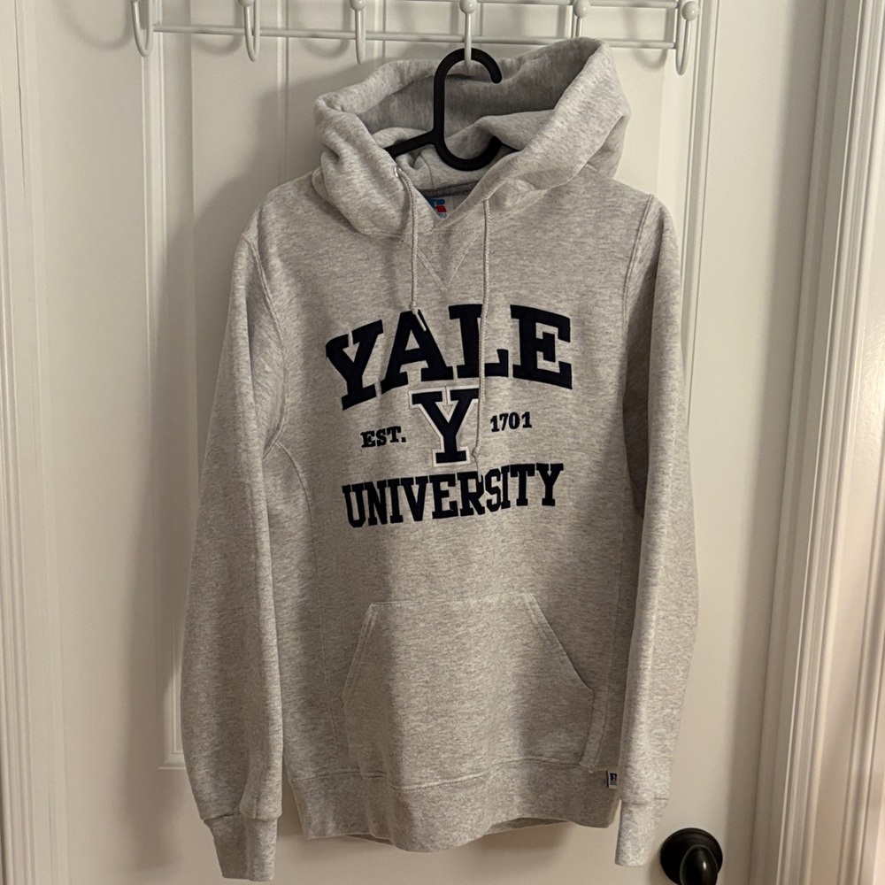 Russell Athletic Light Gray Yale Hoodie
